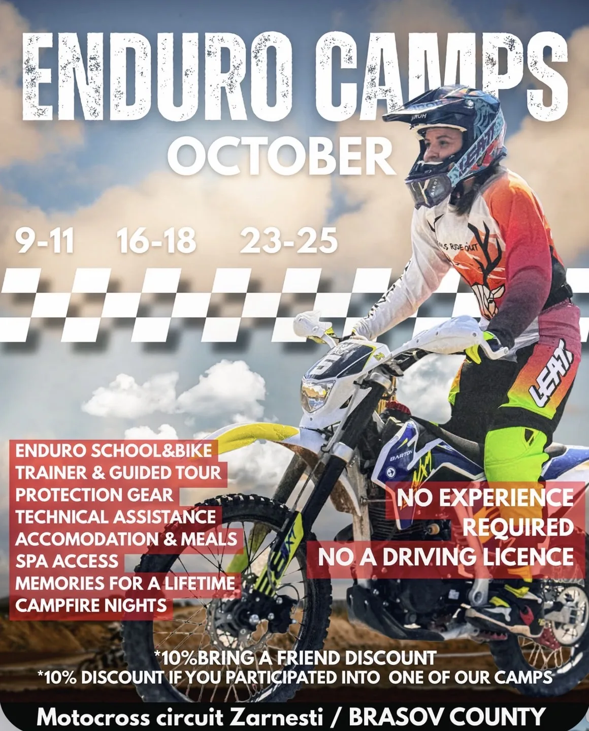 Girls Ride Out | Hai în taberele Girls Ride Out din Brașov: enduro pentru femei, natură, libertate, cazare premium și experiențe care îți resetează mintea și corpul.